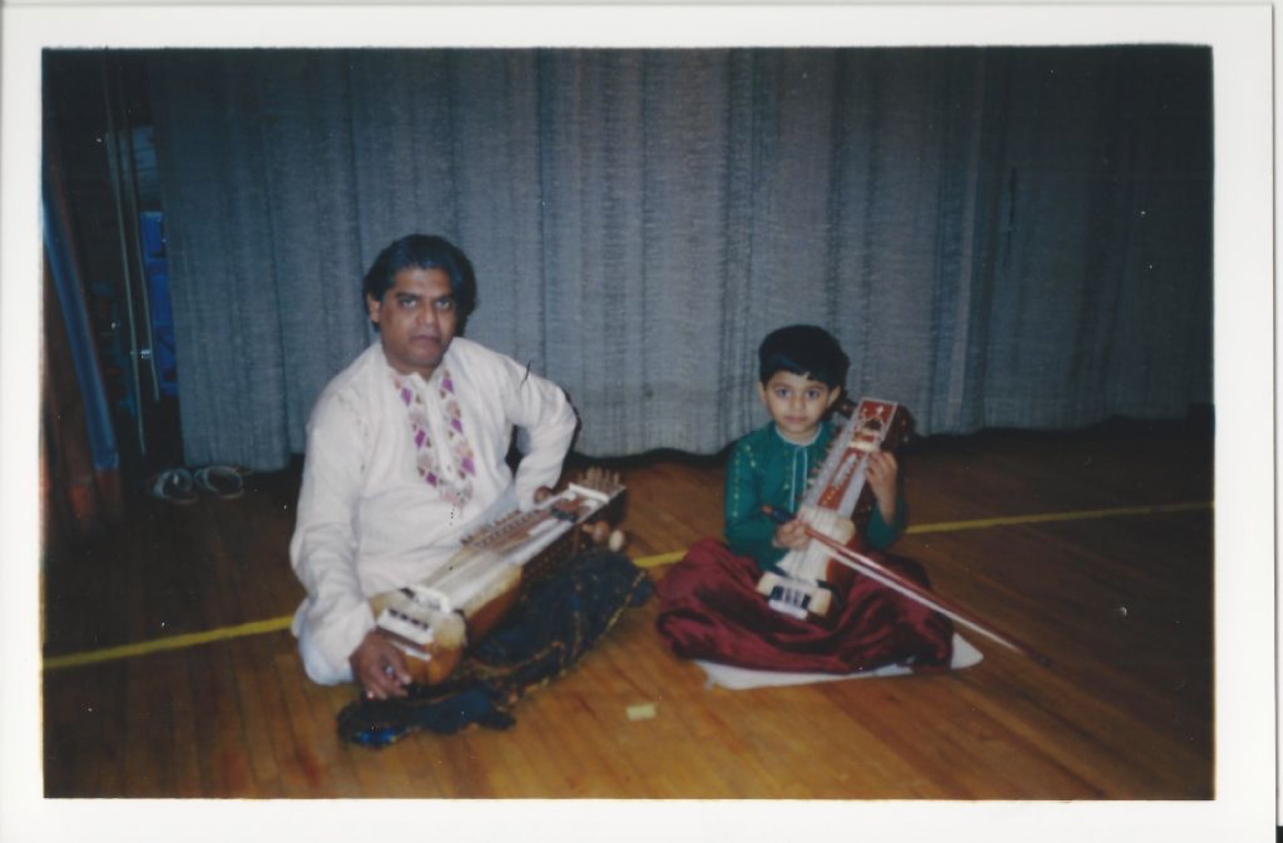 Rohan Misra with his father